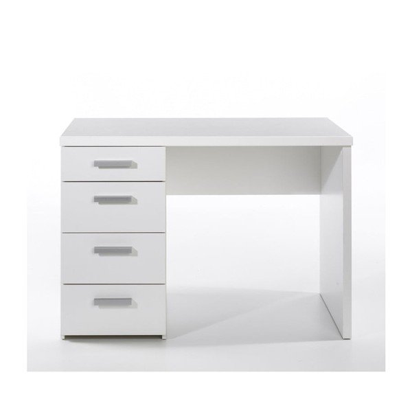 Biely pracovný stôl Evergreen Houso Simple
