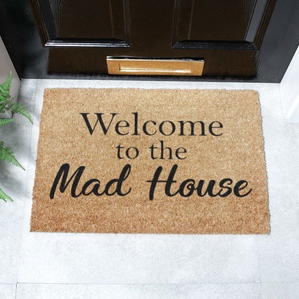 Rohožka z kokosového vlákna 40x60 cm Welcome to the Mad House – Artsy Doormats-image-2