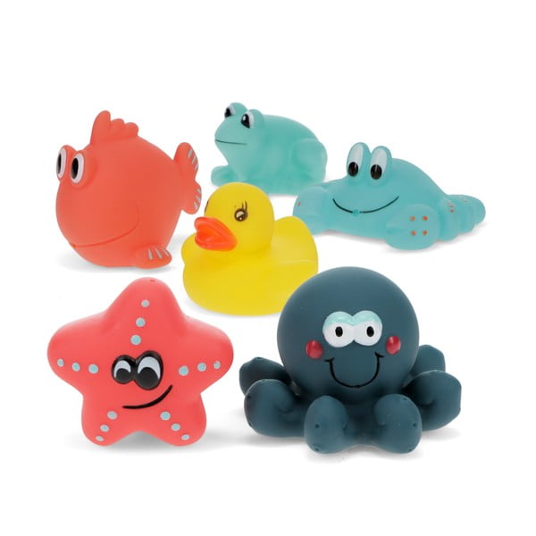 Hračka do vody 6 ks Aquatic animals – Rex London