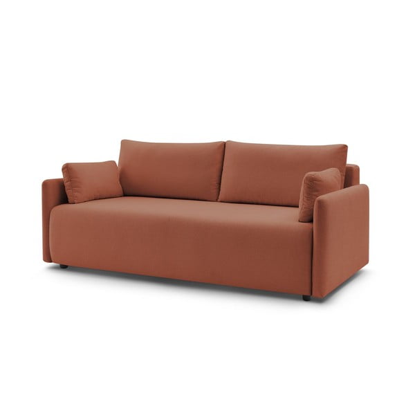 Oranžová rozkladacia pohovka 211 cm Marcel – Bobochic Paris-image-3