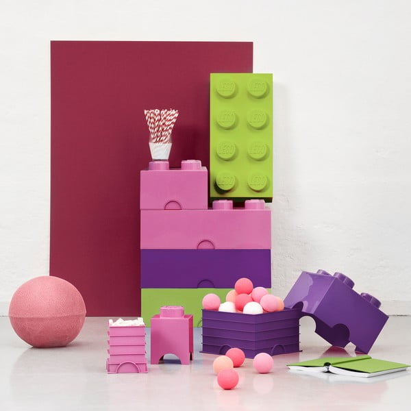 Fialový úložný box LEGO®-image-1