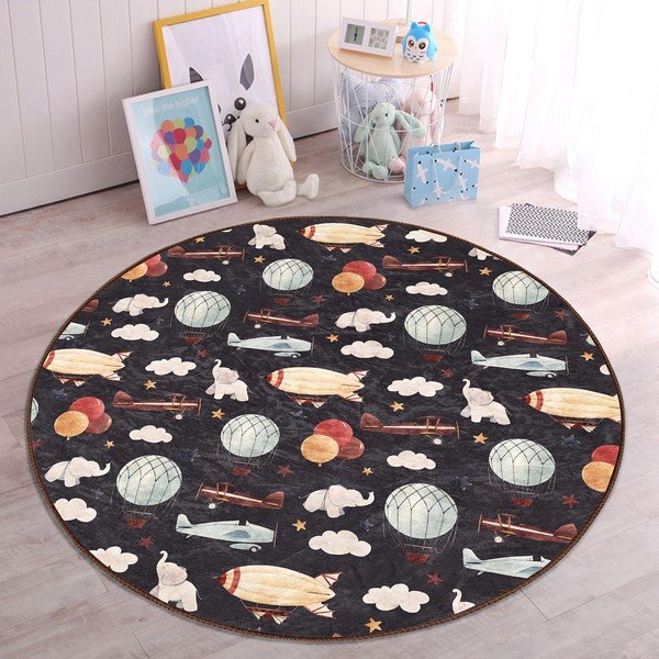 Detský koberec ø 100 cm Comfort – Mila Home-image-2