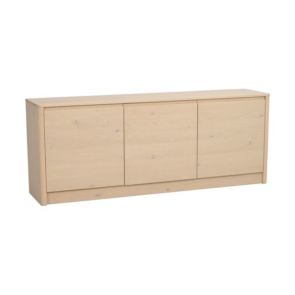 Komoda v dekore duba v svetlo prírodnej farbe 180x70x40 cm Melstone – Rowico