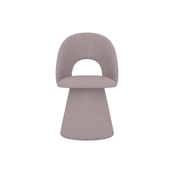 Čalúnené jedálenské kreslo v levanduľovej farbe Kalo – Makamii-image-1