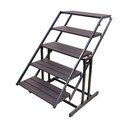 Kovový/plastový stojan na kvety Tabora - Garden Pleasure