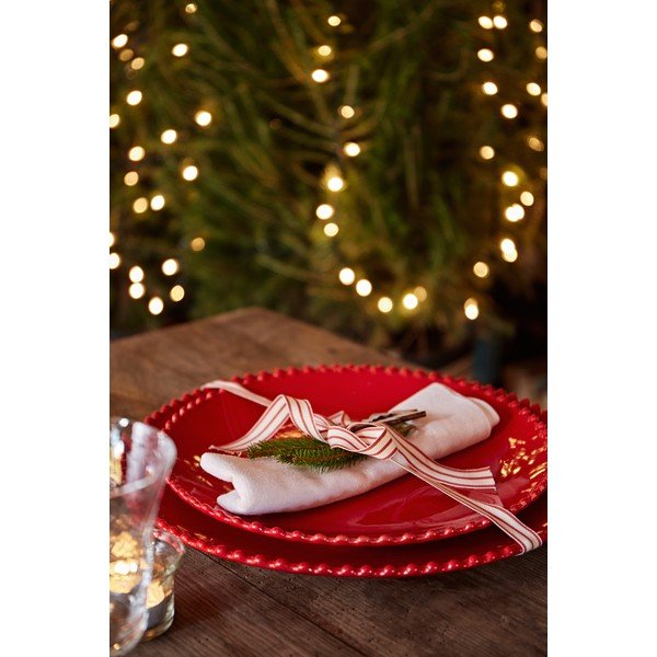 Rubínovočervený kameninový tanier Costa Nova, ø 28,4 cm-image-1