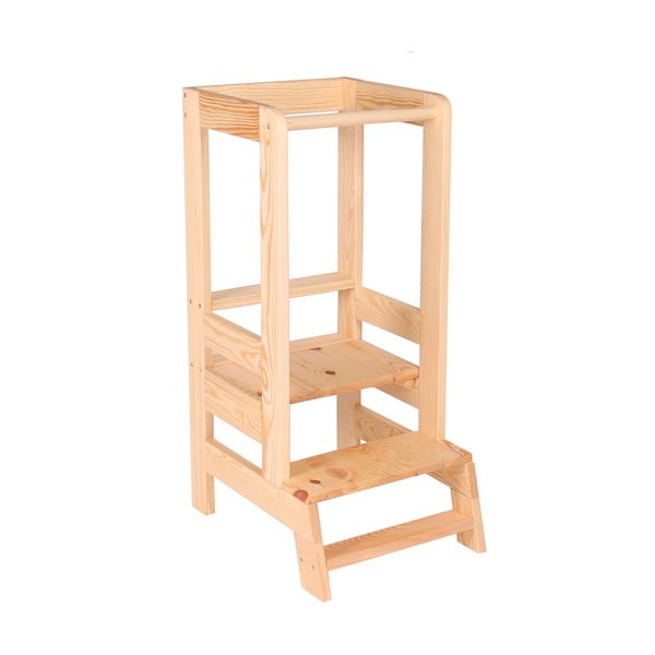 Drevená detská kuchyňská stolička MeowBaby