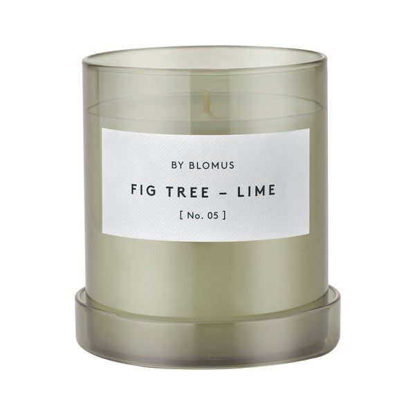 Vonná sójová sviečka doba horenia 45 h Valoa Fig Tree - Lime – Blomus-image-3