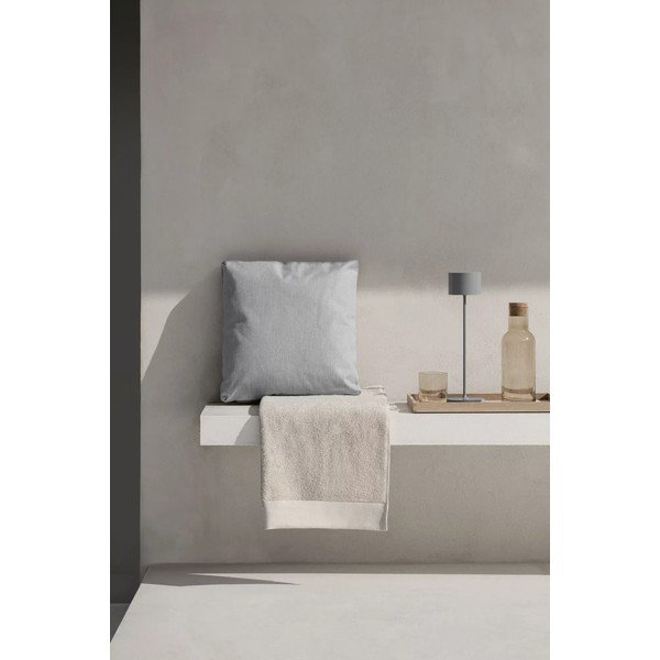 Krémovobiele froté uteráky v súprave 2 ks z bio bavlny 30x50 cm Riva – Blomus-image-1