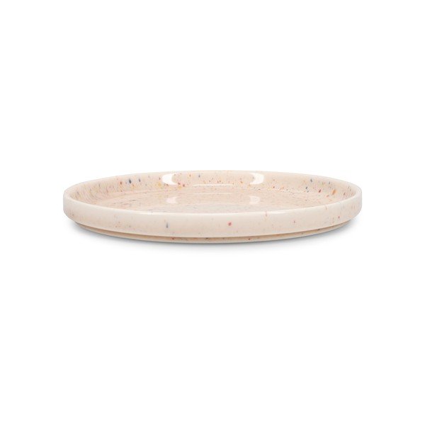 Béžový dezertný porcelánový tanier ø 20,5 cm Fika – ONA-image-2