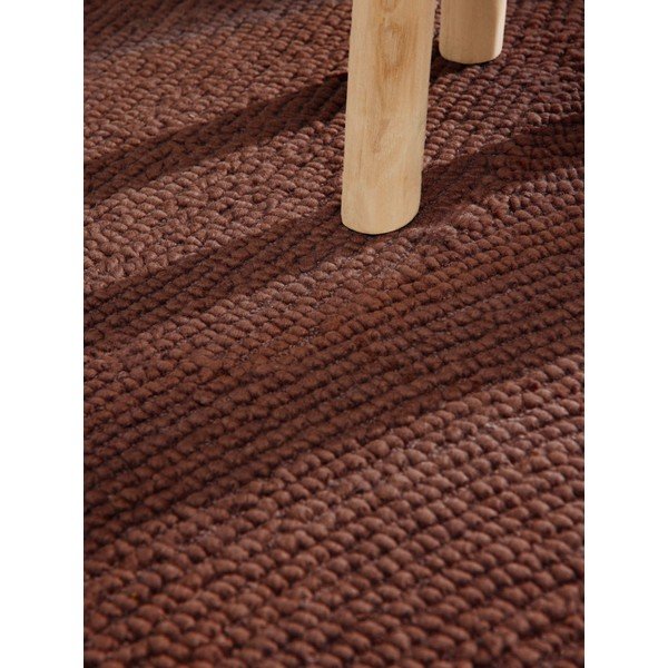 Ručne tkaný vlnený behúň v tehlovej farbe 80x300 cm Calmio – Hanse Home-image-4