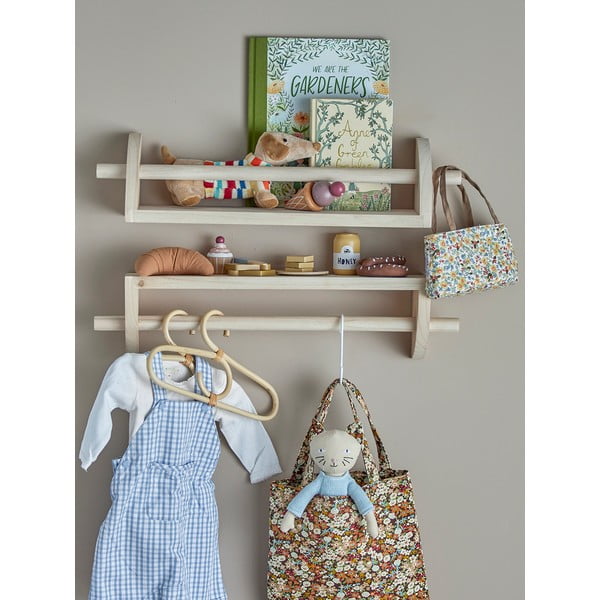 Detský vešiak z masívu paulownie v prírodnej farbe Mingus – Bloomingville Mini-image-4