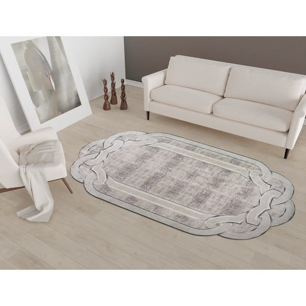 Sivý/béžový koberec 120x80 cm - Vitaus-image-1