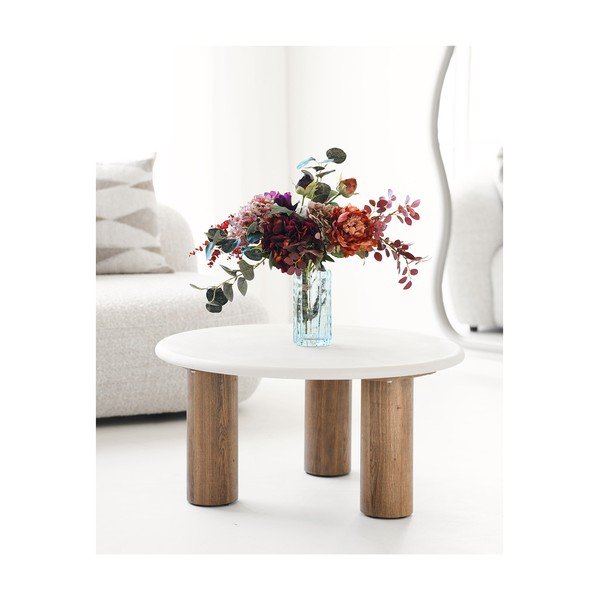 Sivá sklenená váza (výška  20 cm) – House Nordic-image-1