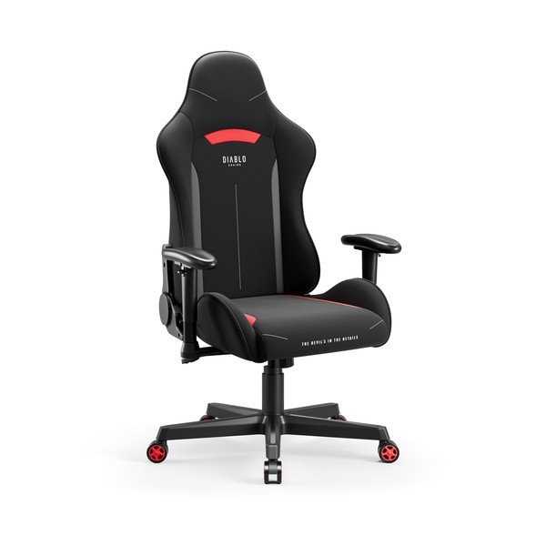 Čierna herná stolička X-Starter – Diablo Chairs