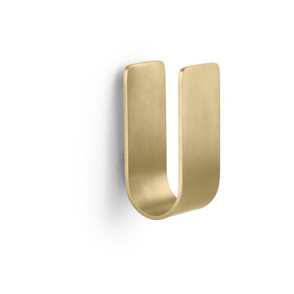 Nástenný nerezový háčik v zlatej farbe Ume – Zone