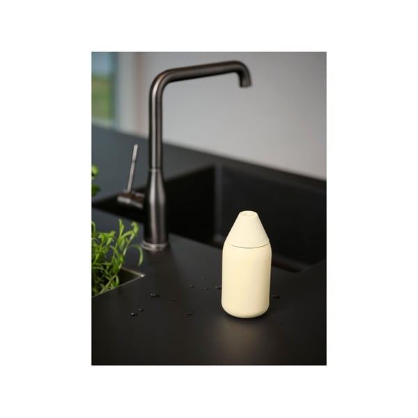 Svetložltý silikónový dávkovač mydla 300 ml Singles – Zone-image-3