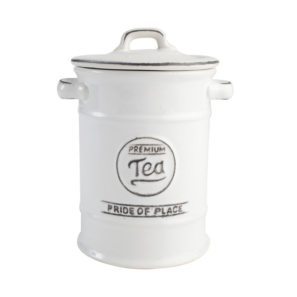 Biela keramická dóza na čaj T&G Woodware Pride of Place
