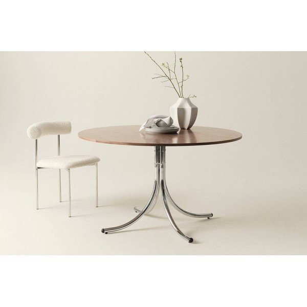 Kovový okrúhly jedálenský stôl ø 130 cm Chipley – Jotex-image-2