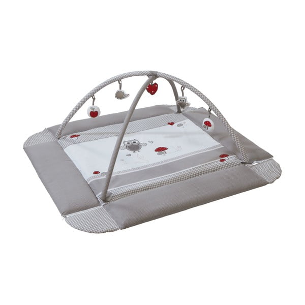 Sivá detská hracia podložka 75x85 cm Adam & Eule – Roba