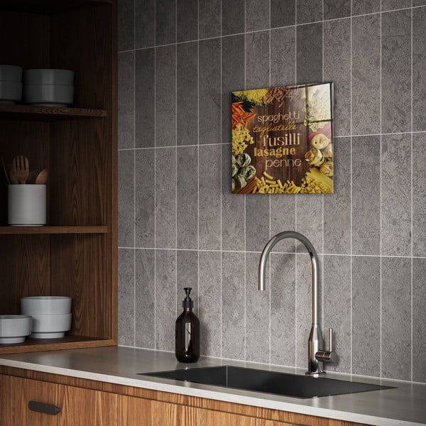 Sklenený obraz 30x30 cm Pasta – Styler-image-1