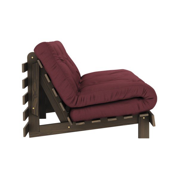 Vínová rozkladacia pohovka 160 cm Roots – Karup Design-image-4