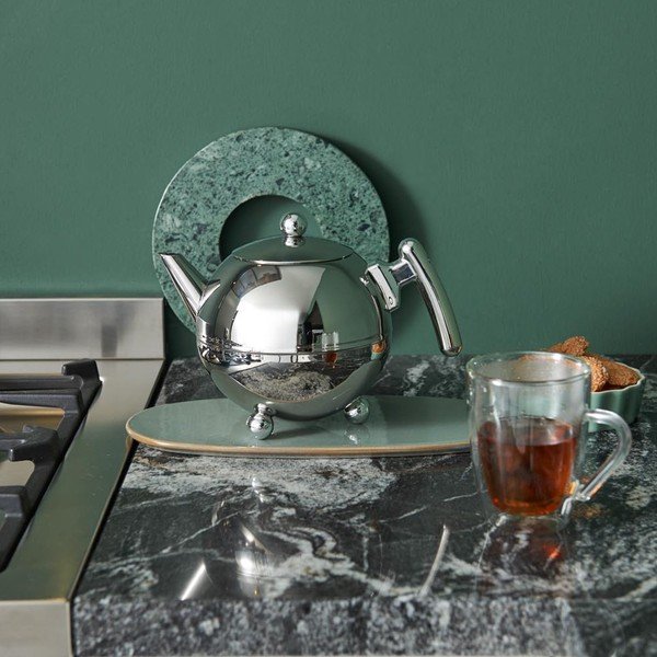 Kanvica na čaj z nehrdzavejúcej ocele v striebornej farbe 1,2 l Bella Ronde – Bredemeijer-image-1