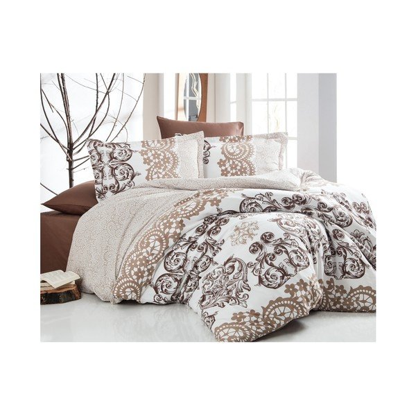 Set bavlnených obliečok na jednolôžko Deluxe Satin Cecil, 160 x 220 cm
