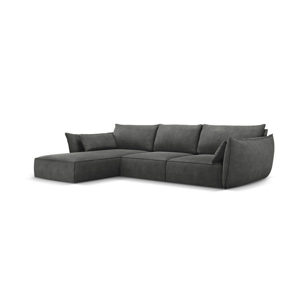 Sivá rohová pohovka (ľavý roh) Vanda - Mazzini Sofas-image-2