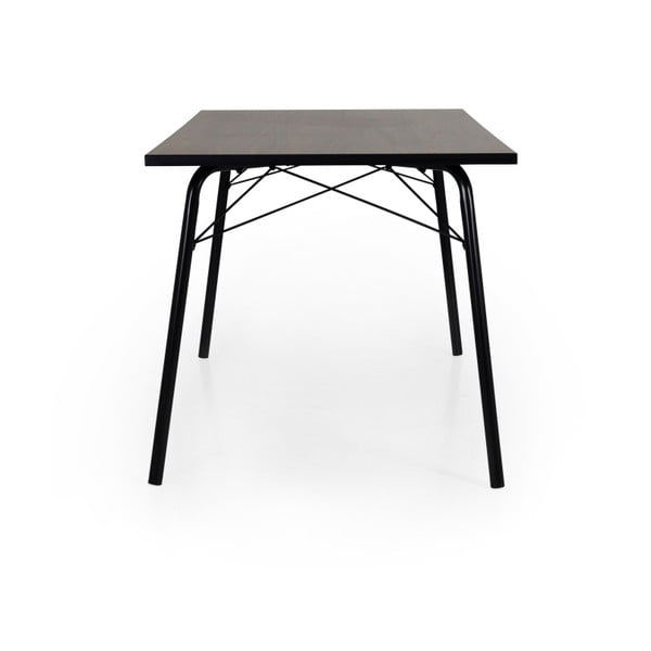 Tmavohnedý jedálenský stôl Tenzo Daxx, 80 x 140 cm