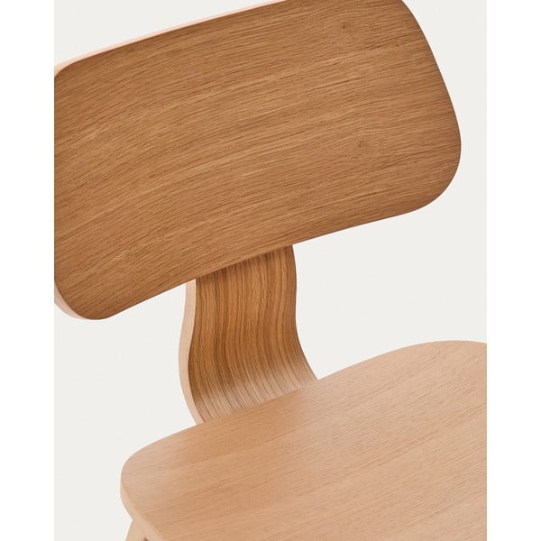 Jedálenská stolička v dekore duba v prírodnej farbe Gena – Kave Home-image-4