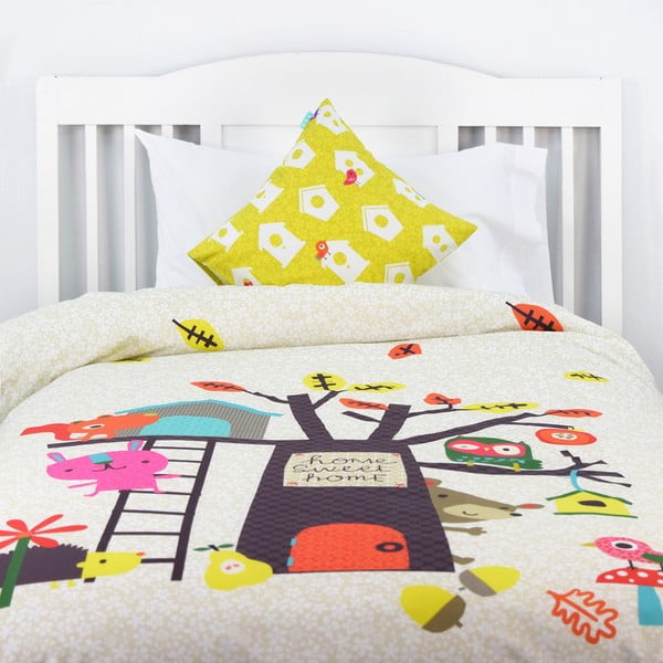 Detské bavlnené obliečky Baleno Sweet Home, 140 × 200 cm-image-1