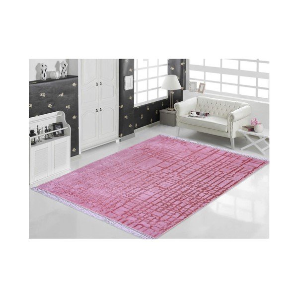Odolný koberec Vitaus Rosa, 80 × 150 cm