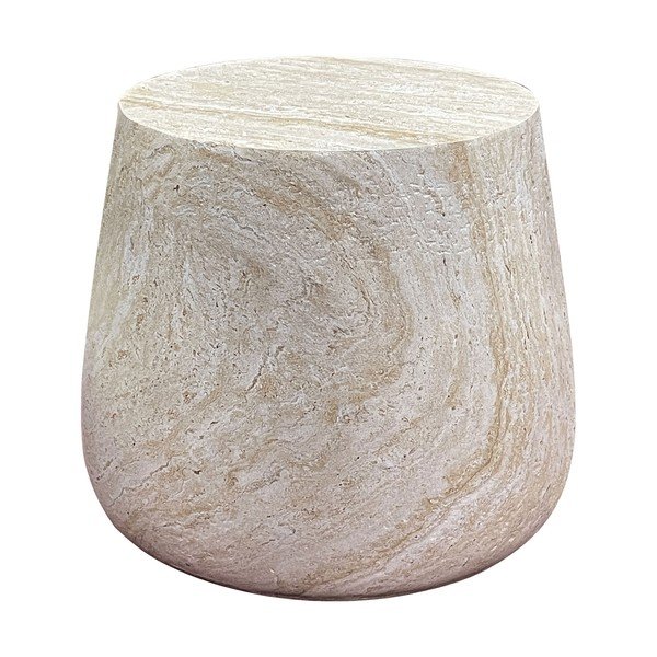 Kamenný okrúhly záhradný stolík ø 47,5 cm Bonn – House Nordic