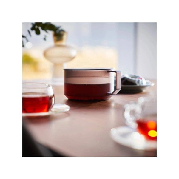 Čierna plastová kanvica na čaj so sitkom 600 ml Tower – YAMAZAKI-image-2