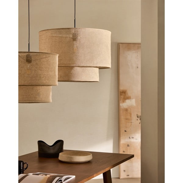 Béžové tienidlo ø 60 cm Mariela – Kave Home-image-1