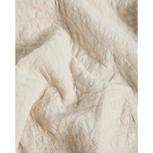 Slonovinový žakárový pléd 180x260 cm Zenti – Kave Home-image-3