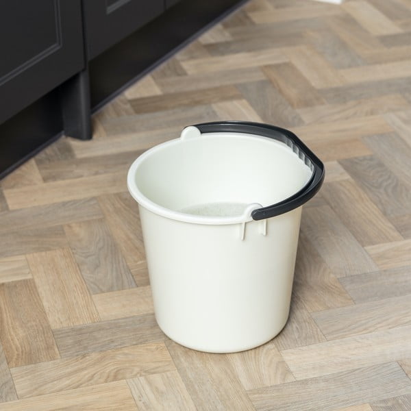 Béžové plastové vedierko 9 l - Addis-image-1