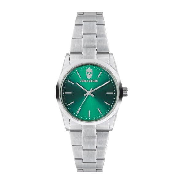 Zeleno-strieborné hodinky Zadig & Voltaire Simplicity