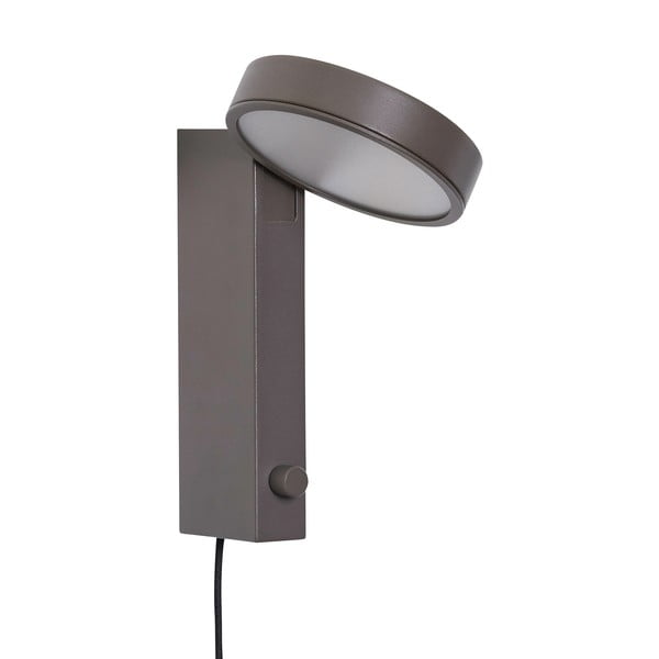 Hnedé nástenné svietidlo Crea – Hübsch-image-3