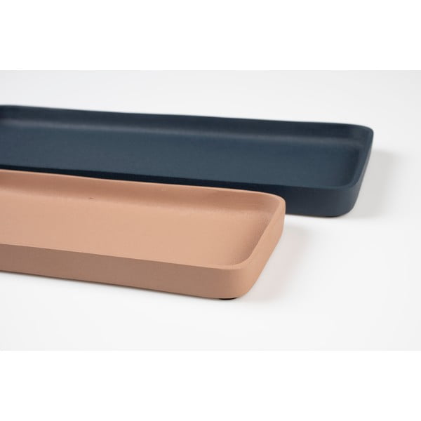 Kovové dekoračné tácky v súprave 2 ks 15,5x39,5 cm Rebel – Zuiver-image-4