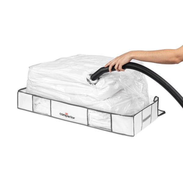 Vákuový látkový/plastový úložný box pod posteľ 105x45x15,5 cm Life – Compactor