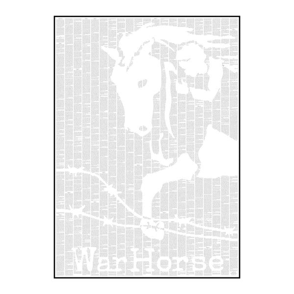 Knižný plagát Vojnový kôň, 50x70 cm