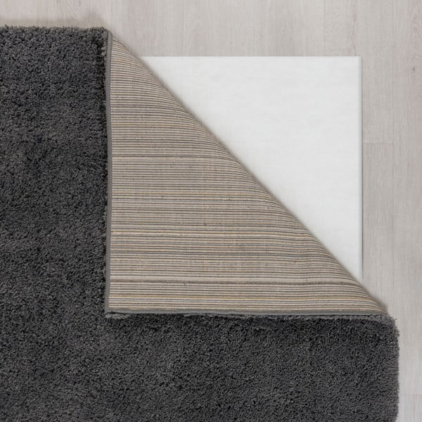 Antracitovosivý koberec 200x200 cm – Flair Rugs-image-1