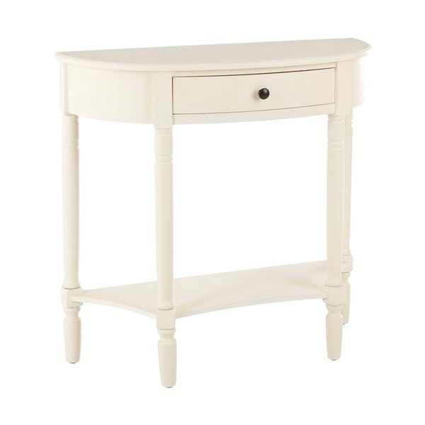 Biely konzolový stolík z borovicového dreva 33x81 cm Heritage – Premier Housewares