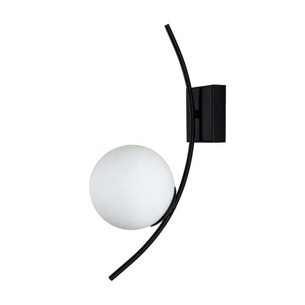 Čierne nástenné svietidlo Squid Lighting Yay, výška 44 cm-image-2