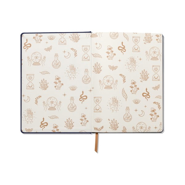 Nedatovaný diár 200 stránok formát A4 Mystic Icons – DesignWorks Ink-image-1