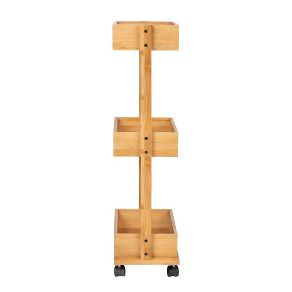 Bambusový kúpeľňový regál Wenko Allegre-image-1