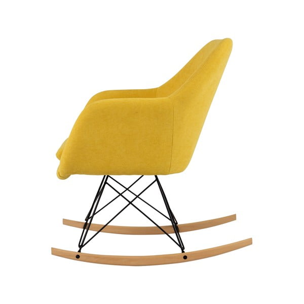 Žlté hojdacie kreslo Tenzo Emma-image-2