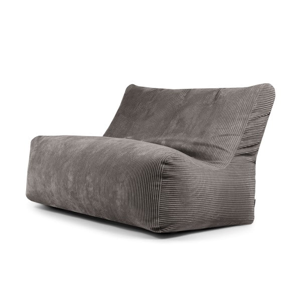 Tmavosivý menčestrový sedací vak Sofa Seat Lounge – SLOWDOWN
